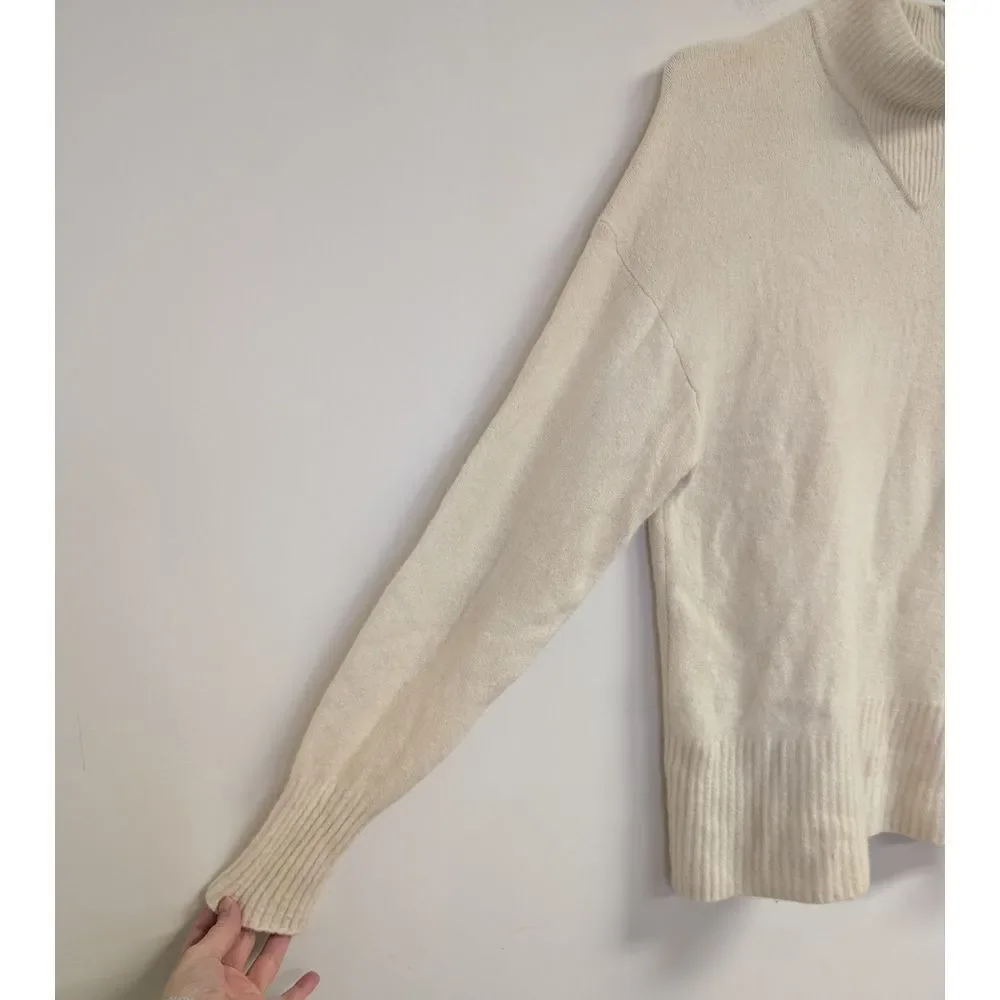 Everlane The Cozy Stretch Pullover Sweater Wool Yak Minimalist Capsule Canvas S‎